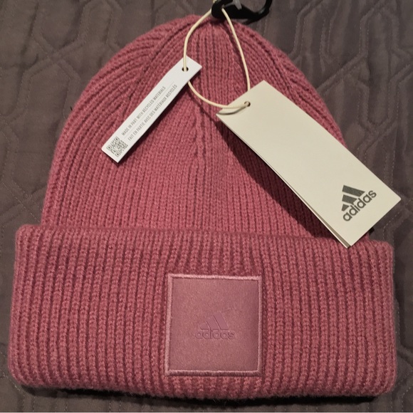 adidas Cuff Knit Beanie - Rose pink - One size - Picture 1 of 2